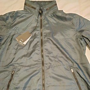 Armani Exchange Allover Print Windbreaker